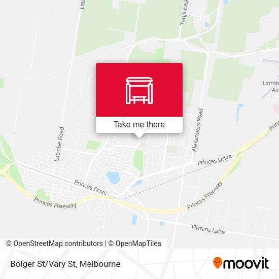 Bolger St/Vary St map