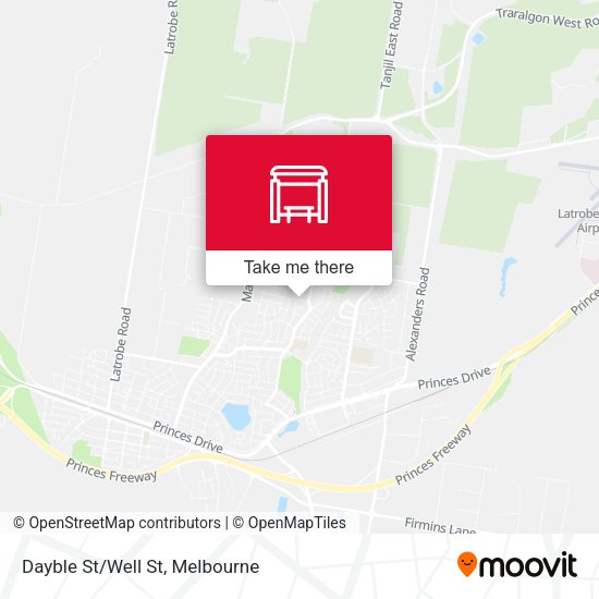 Dayble St/Well St map