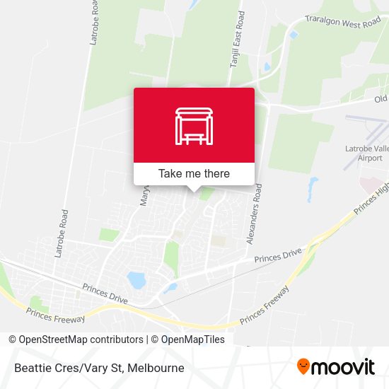 Beattie Cres/Vary St map
