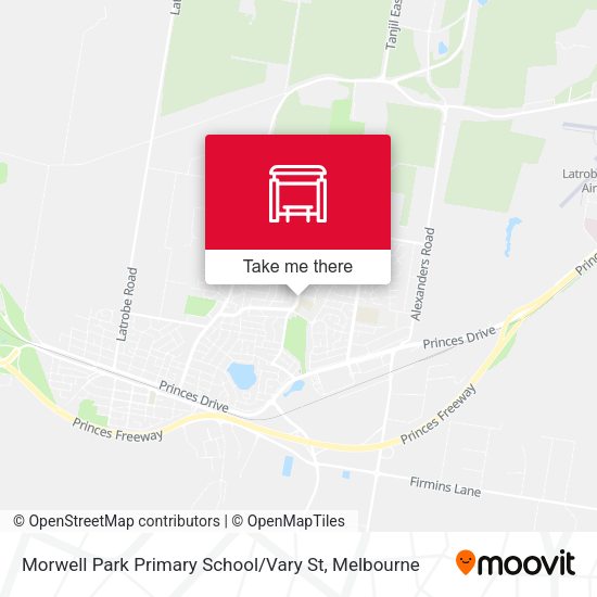 Morwell Park Primary School / Vary St map