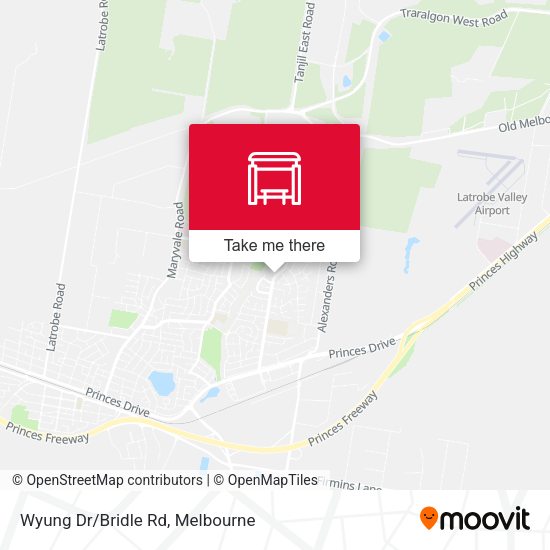 Wyung Dr/Bridle Rd map