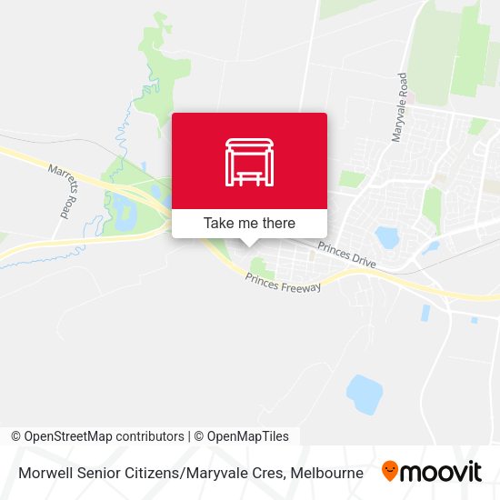 Morwell Senior Citizens / Maryvale Cres map