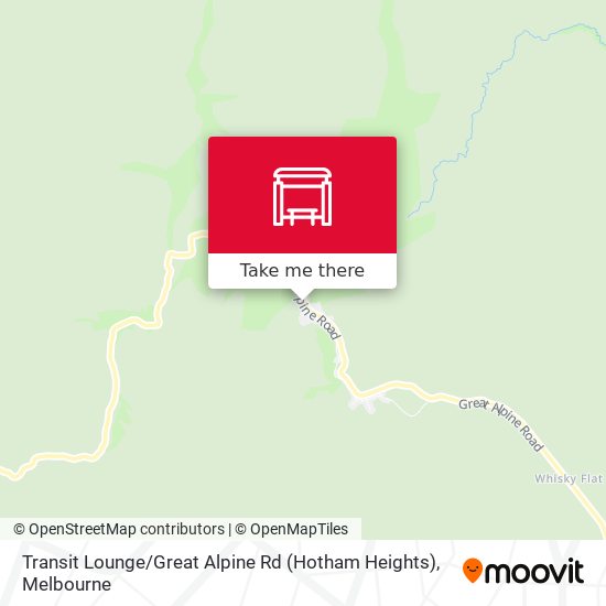 Mapa Transit Lounge / Great Alpine Rd (Hotham Heights)