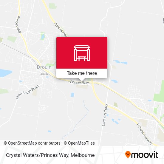 Crystal Waters/Princes Way map