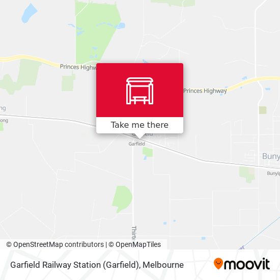 Garfield Railway Station map
