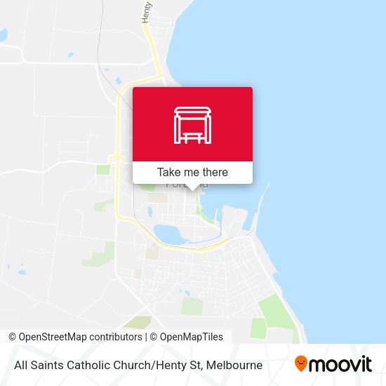 All Saints Catholic Church / Henty St map