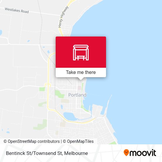 Bentinck St/Townsend St map