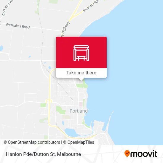 Mapa Hanlon Pde/Dutton St