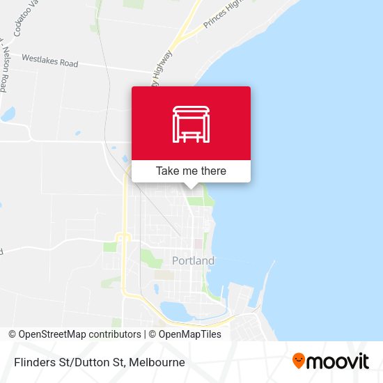 Flinders St/Dutton St map