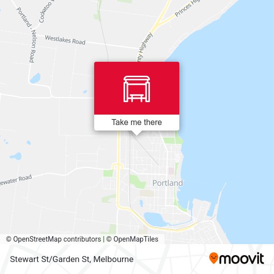 Stewart St/Garden St map