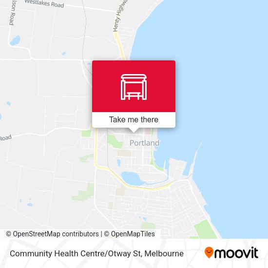 Community Health Centre / Otway St map