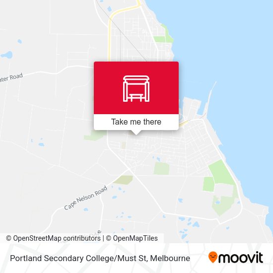 Portland Secondary College / Must St map