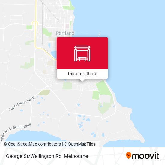 George St/Wellington Rd map
