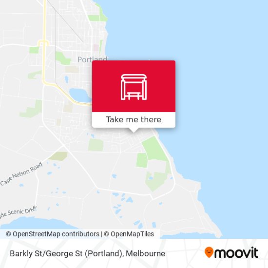 Barkly St/George St (Portland) map