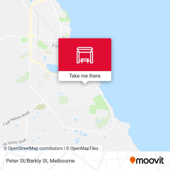 Peter St/Barkly St map