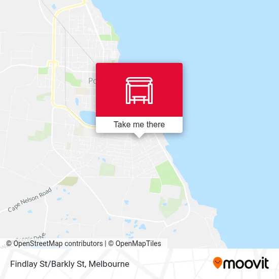 Mapa Findlay St/Barkly St