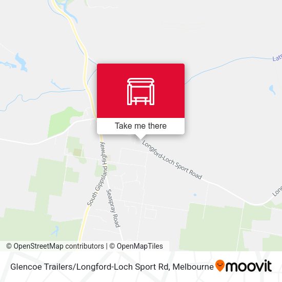 Glencoe Trailers / Longford-Loch Sport Rd map