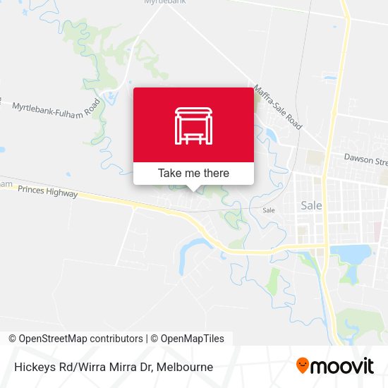 Hickeys Rd/Wirra Mirra Dr map