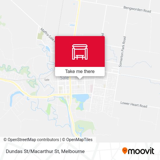 Dundas St/Macarthur St map