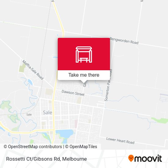 Rossetti Ct/Gibsons Rd map