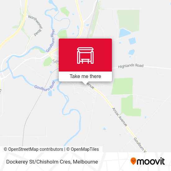 Dockerey St/Chisholm Cres map