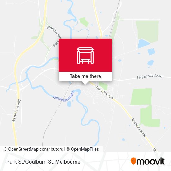 Park St/Goulburn St map