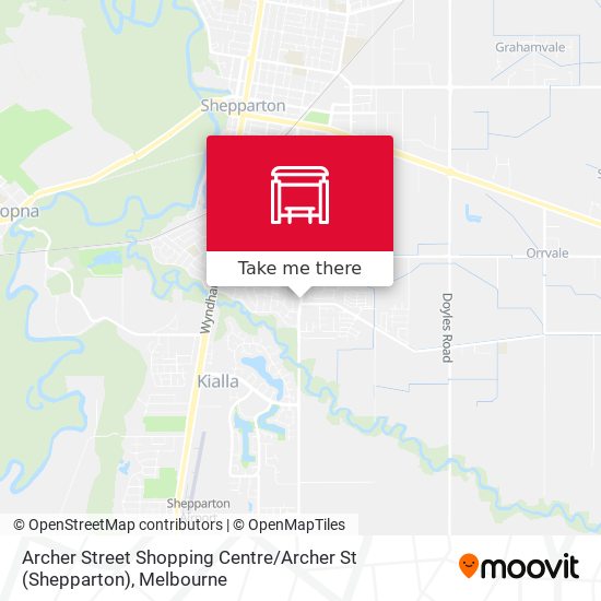 Archer Street Shopping Centre / Archer St (Shepparton) map