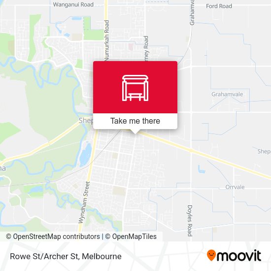 Rowe St/Archer St map
