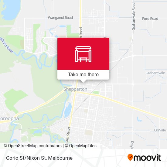 Corio St/Nixon St map