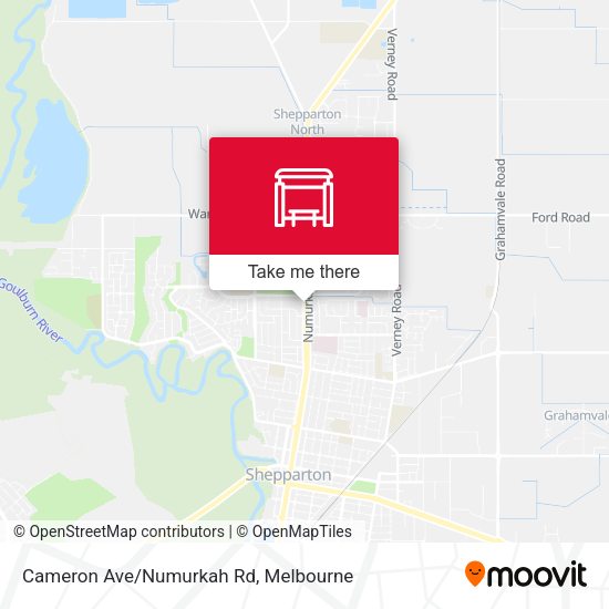 Cameron Ave/Numurkah Rd map