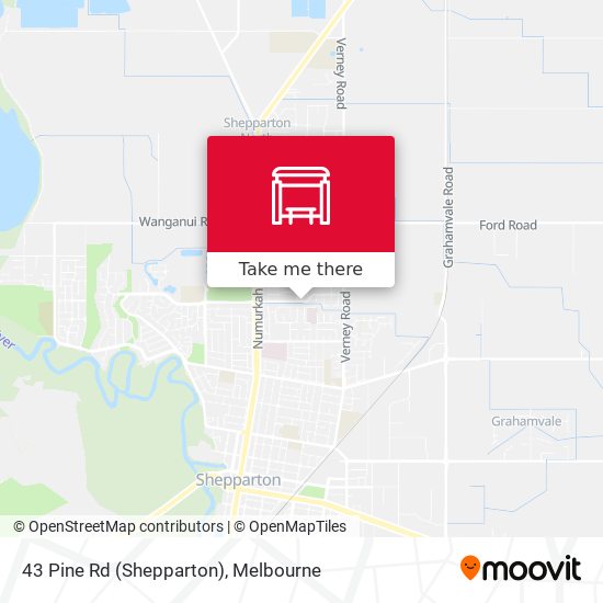 43 Pine Rd (Shepparton) map