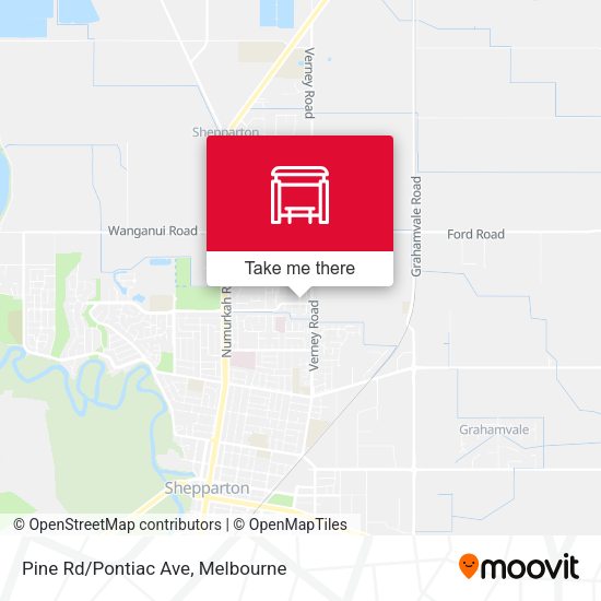 Pine Rd/Pontiac Ave map