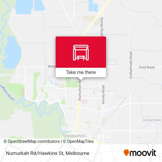 Numurkah Rd/Hawkins St map