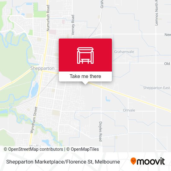 Shepparton Marketplace / Florence St map
