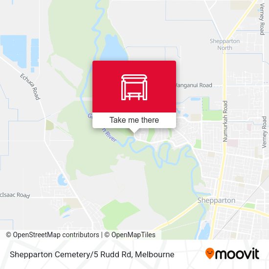 Shepparton Cemetery/5 Rudd Rd map