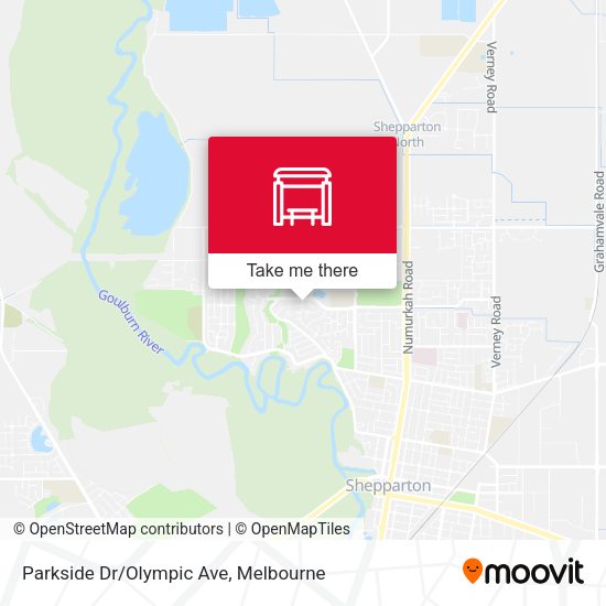 Parkside Dr/Olympic Ave map