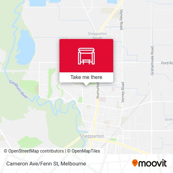 Cameron Ave/Fenn St map