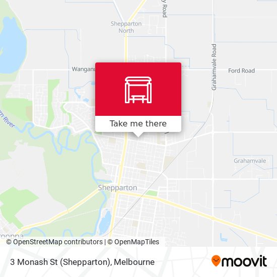 3 Monash St (Shepparton) map