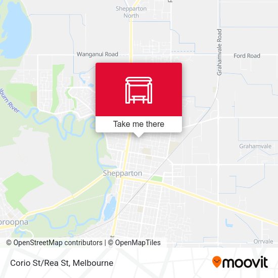 Corio St/Rea St map