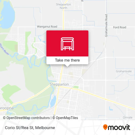 Mapa Corio St/Rea St