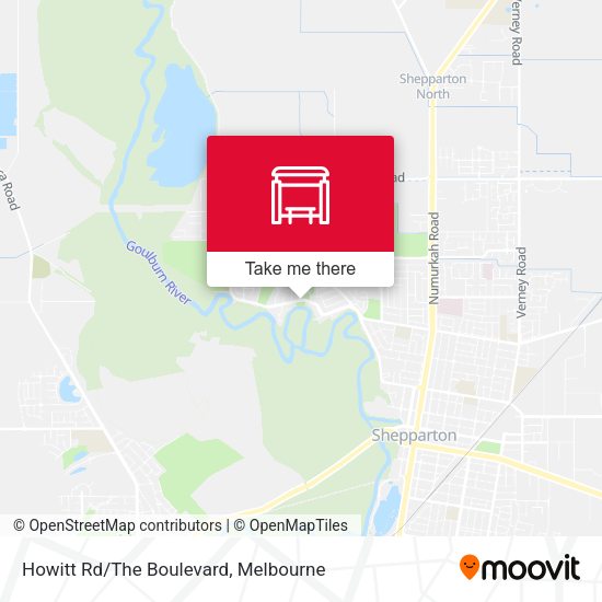 Howitt Rd/The Boulevard map