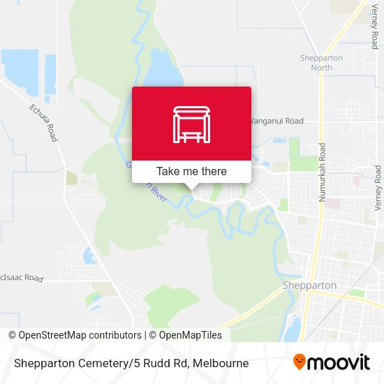 Shepparton Cemetery/5 Rudd Rd map