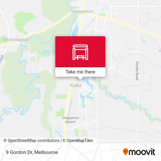 9 Gordon Dr map