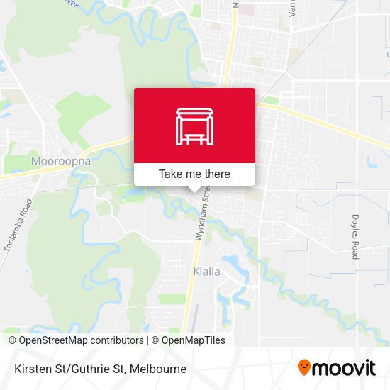 Kirsten St/Guthrie St map