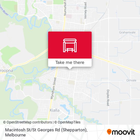 Macintosh St / St Georges Rd (Shepparton) map