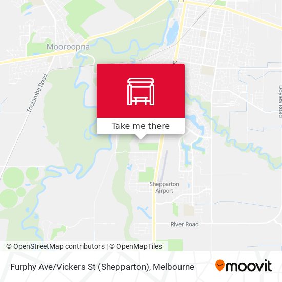 Furphy Ave / Vickers St (Shepparton) map