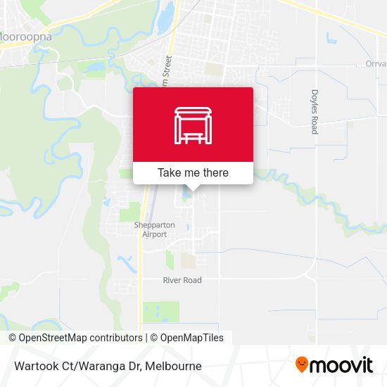 Wartook Ct/Waranga Dr map