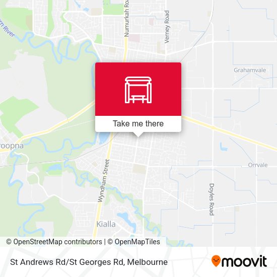 St Andrews Rd/St Georges Rd map