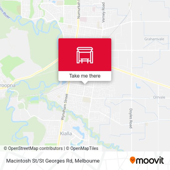 Macintosh St/St Georges Rd map
