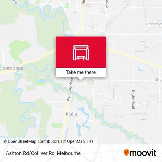 Ashton Rd/Colliver Rd map